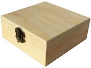 Дървена кутия със закопчалка New Art