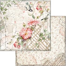 Хартия за скрапбукинг Stamperia - Цветя и птици