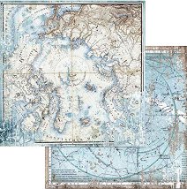 Хартия за скрапбукинг Stamperia - Арктика