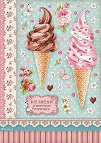 Декупажна хартия Stamperia - Сладолед