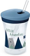 Неразливаща се чаша със сламка - Hello Adventure 230 ml - 