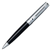 Химикалка - Glossy Black Barrel and Bright Chrome Cap