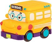 Усмихната количка Battat - Училищен автобус - играчка