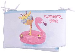 Обиколник за бебешко легло Babyhome Flamingo - продукт