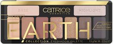 Catrice The Epic Earth Collection Eyeshadow Palette - четка