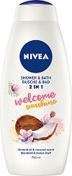 Nivea Welcome Sunshine 2 in 1 Shower & Bath - лосион