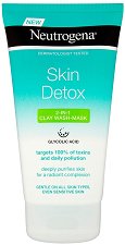 Neutrogena Skin Detox 2 in 1 Clay Wash Mask - шампоан