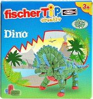 Еко конструктор Fischer Tip Creativ - Трицератопс - играчка