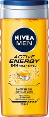 Nivea Men Active Energy Shower Gel - душ гел