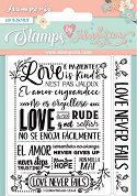 Силиконови печати Stamperia - Love Never Fails