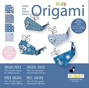 Оригами - Китове - творчески комплект