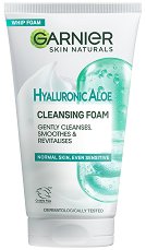 Garnier Hyaluronic Aloe Cleansing Foam - маска