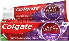 Colgate Max White Purple Reveal Toothpaste - паста за зъби