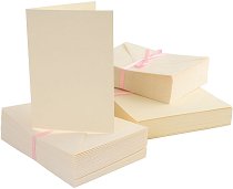 Картончета за картички Docrafts - Бели