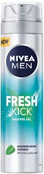 Nivea Men Fresh Kick Shaving Gel - душ гел