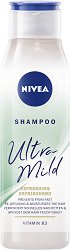 Nivea Ultra Mild Refreshing Shampoo - гланц