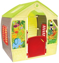 Детска сглобяема къща за игра Mochtoys - Happy - играчка