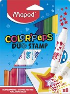 Флумастери Maped Duo Stamp