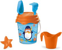 Кофичка за пясък Mondo - Пингвин - играчка