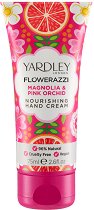 Yardley Flowerazzi Magnolia & Pink Orchid Hand Cream - ролон