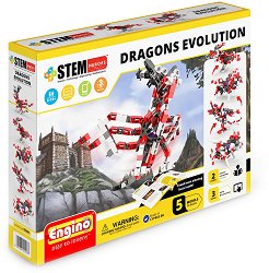 Детски конструктор Engino - Еволюцията на драконите - играчка