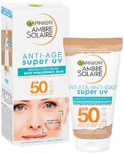 Garnier Ambre Solaire Anti-Age Cream SPF 50 - мляко за тяло