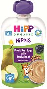 HiPP HiPPiS - Био забавна плодова каша с елда - 