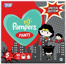 Гащички Pampers Pants 5: Justice League Special Edition - продукт