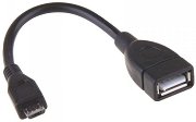 Кабел USB 2.0 OTG Type-A female към USB micro Type-B