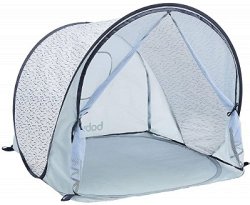 Сгъваема детска палатка с UV защита Babymoov Blue Waves - 