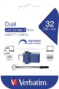 USB C / A 3.0   32 GB Verbatim Dual Drive