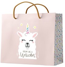 Подаръчна торбичка Gipta - Llama: Dream Like a Unicorn - 