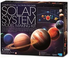 Направи сам 4M - Фосфоресцираща слънчева система - играчка
