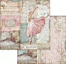 Хартия за скрапбукинг Stamperia - Балерина