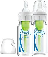 Бебешки стандартни стъклени шишета за хранене - Options+ 120 ml - продукт