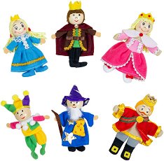 Кукли за пръстчета кралски особи - Bigjigs Toys - играчка