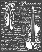 Шаблон Stamperia - Цигулка