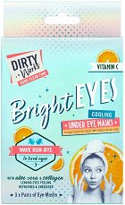 Dirty Works Bright Eyes Cooling Under Eye Masks - балсам