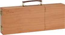 Дървена кутия за художествени материали Невская Палитра