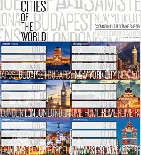 Етикети за тетрадки - Cities of the World - 