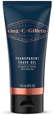 King C. Gillette Transparent Shave Gel - пяна