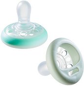 Флуоресцентни залъгалки от силикон с ортодонтична форма - Breast Like Night - продукт