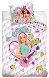 Детски двулицев спален комплект от 2 части - Барби - фигура