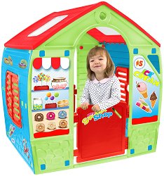Детска сглобяема къща Mochtoys - Моят сладкарски магазин - играчка