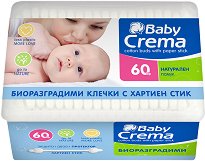 Бебешки клечки за уши Baby Crema - душ гел