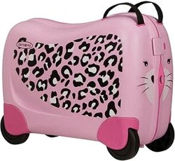 Детски куфар с колелца Samsonite - Леопард - 