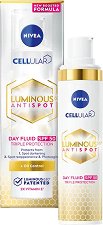 Nivea Cellular Luminous630 Anti Spot Day Fluid SPF 50 - серум