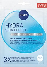 Nivea Hydra Skin Effect Pure Hyaluron Sheet Mask - дезодорант