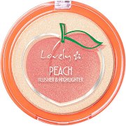 Lovely Peach Blusher & Highlighter - 
