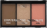 Wibo 3 Steps to Perfect Face Contour Palette - 